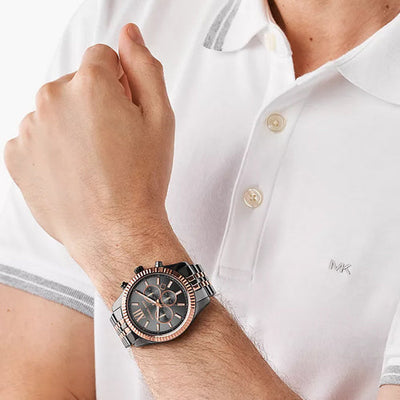 Michael Kors Lexington Grey Dial Men 44mm MK8561