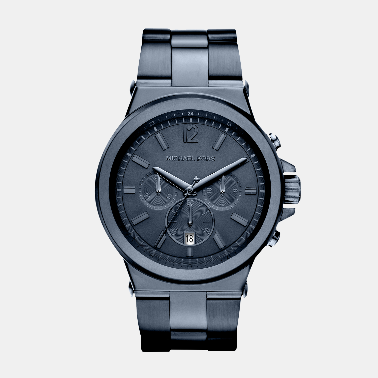 Dylan Men Quartz Blue Dial Chronograph Stainless Steel Watch MK8655