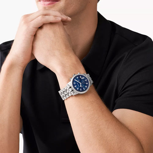 Michael Kors Hutton Blue Dial Men 43mm MK8952