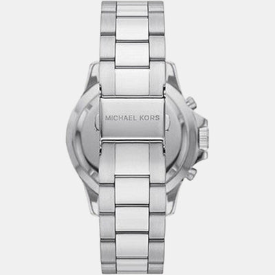 Everest Men Quartz Black Dial Chronograph Stainless Steel Watch MK8976