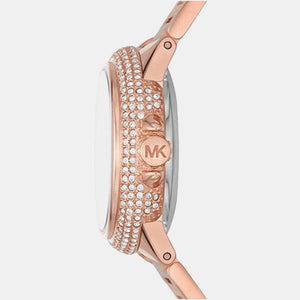 Camille Women Quartz White Dial Analog Stainless Steel Watch MK9051