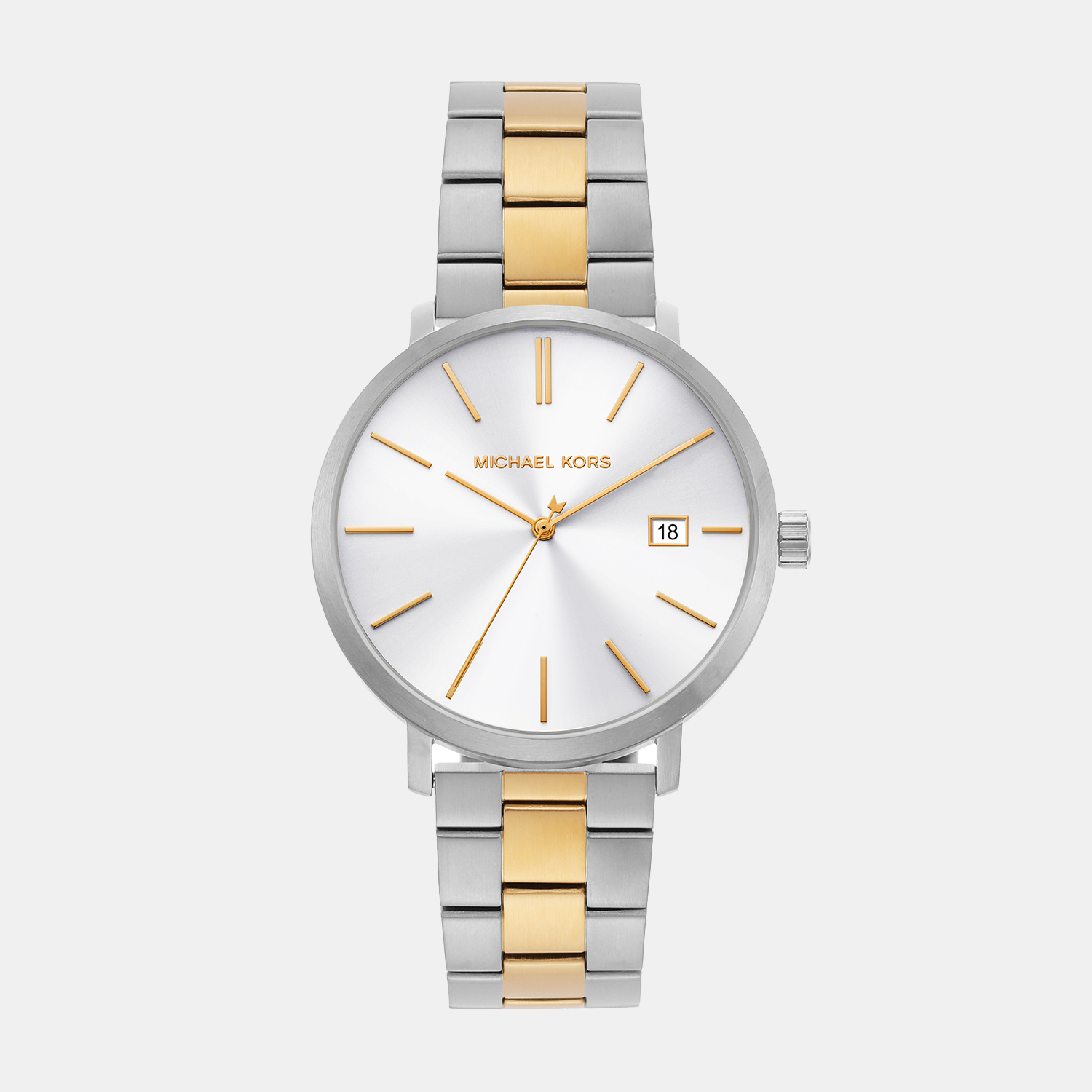 Blake Men Quartz White Dial Analog Stainless Steel Watch MK9134