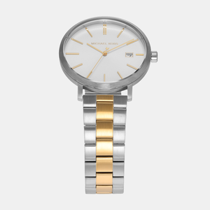 Blake Men Quartz White Dial Analog Stainless Steel Watch MK9134