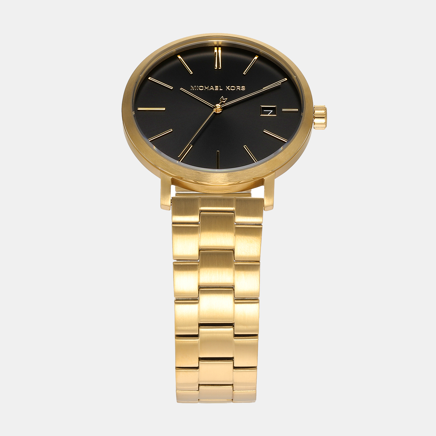 Blake Men Quartz Black Dial Analog Stainless Steel Watch MK9136
