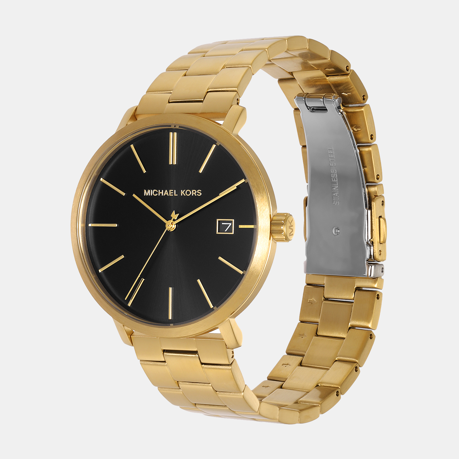 Blake Men Quartz Black Dial Analog Stainless Steel Watch MK9136