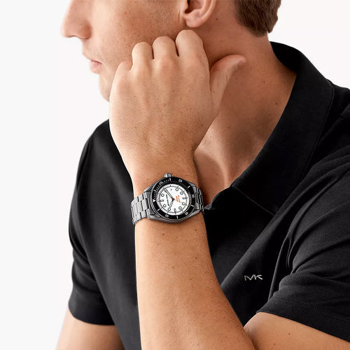 Michael Kors Oversized Maritime White Dial Men 42mm