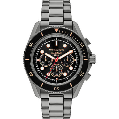 Michael Kors Oversized Maritime Black Dial Men 45mm MK9204