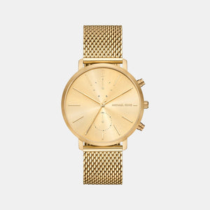 Blake Men Quartz Gold Dial Chronograph Stainless Steel Watch MK9210