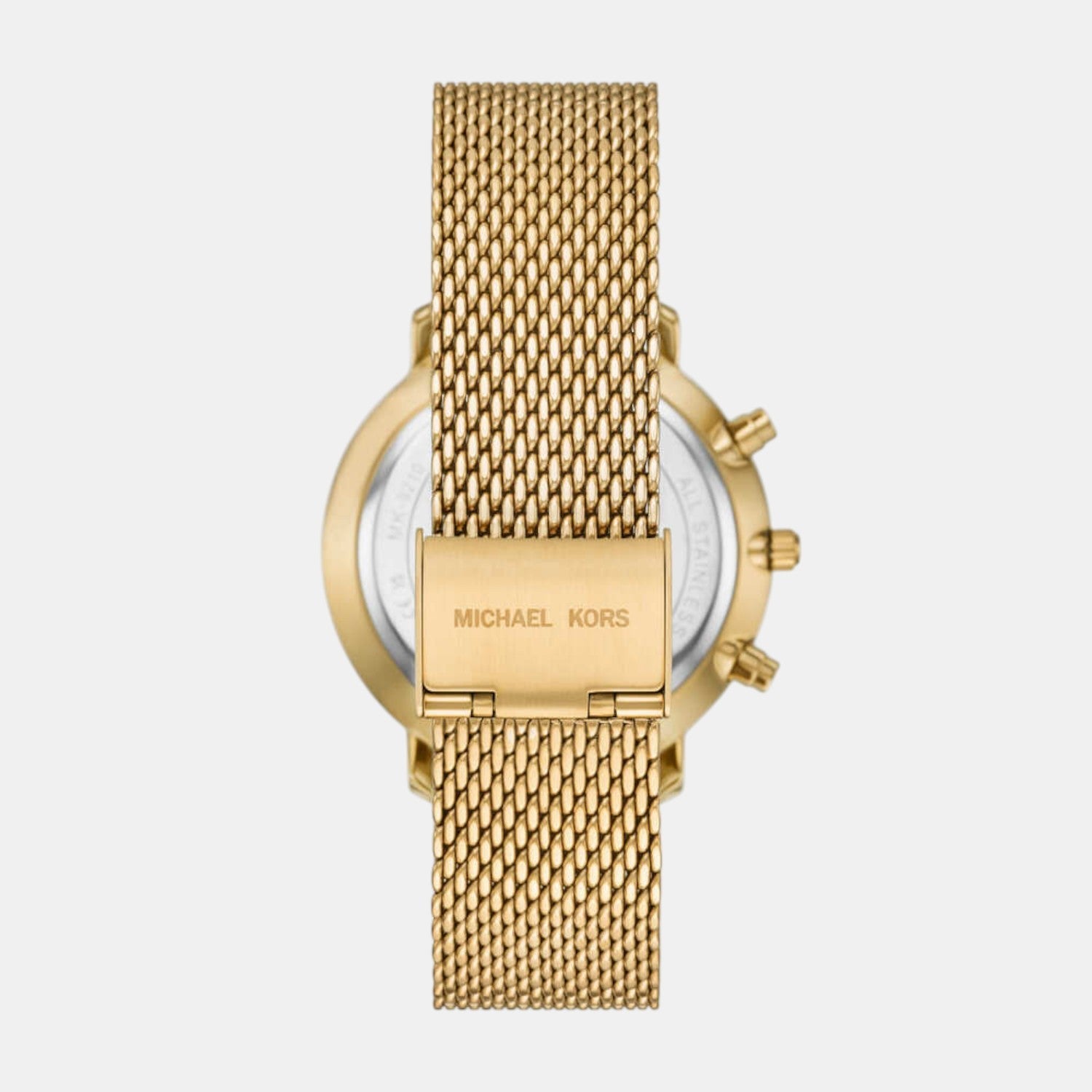 Blake Men Quartz Gold Dial Chronograph Stainless Steel Watch MK9210