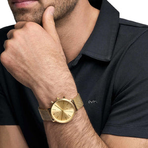 Michael Kors Oversized Blake Gold Dial Men 42mm MK9210