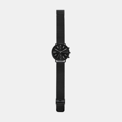 Blake Men Quartz Black Dial Chronograph Stainless Steel Watch MK9211