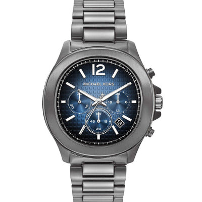 Michael Kors Oversized Sage Black & Blue Dial Men 44mm MK9213