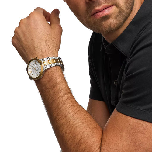Michael Kors Oversized Billie Silver Dial Men 44mm MK9221