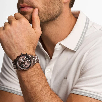 Michael Kors Oversized Lexington Brown Dial Men 44mm MK9224
