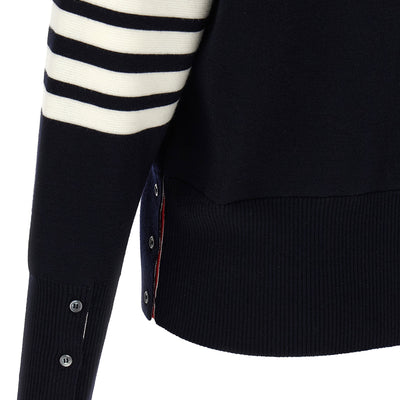 Thom Browne 4-bar Wool Cardigan