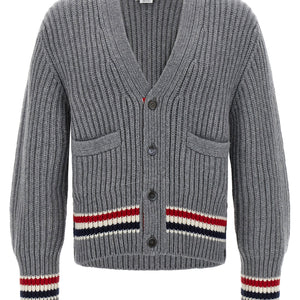 Thom Browne Rwb Tape Cardigan