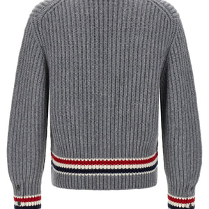 Thom Browne Rwb Tape Cardigan