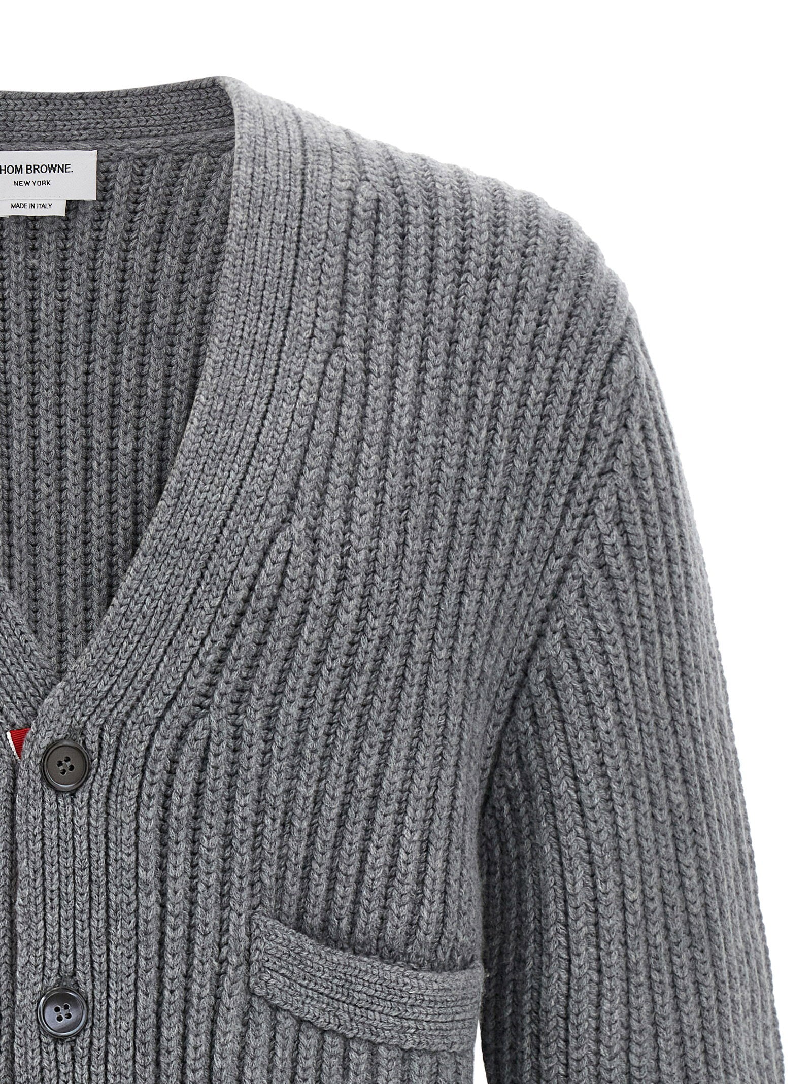 Thom Browne Rwb Tape Cardigan