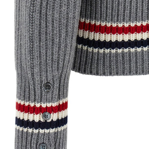 Thom Browne Rwb Tape Cardigan