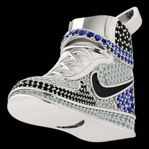 AIR JORDAN 1 3D S925 ICED OUT PENDANT
