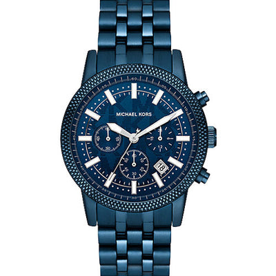 Michael Kors Oversized Hutton Blue Dial Men 43mm MKO1165