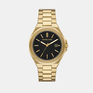 Callum Men Quartz Gold Dial Analog Stainless Steel Watch MKO1179