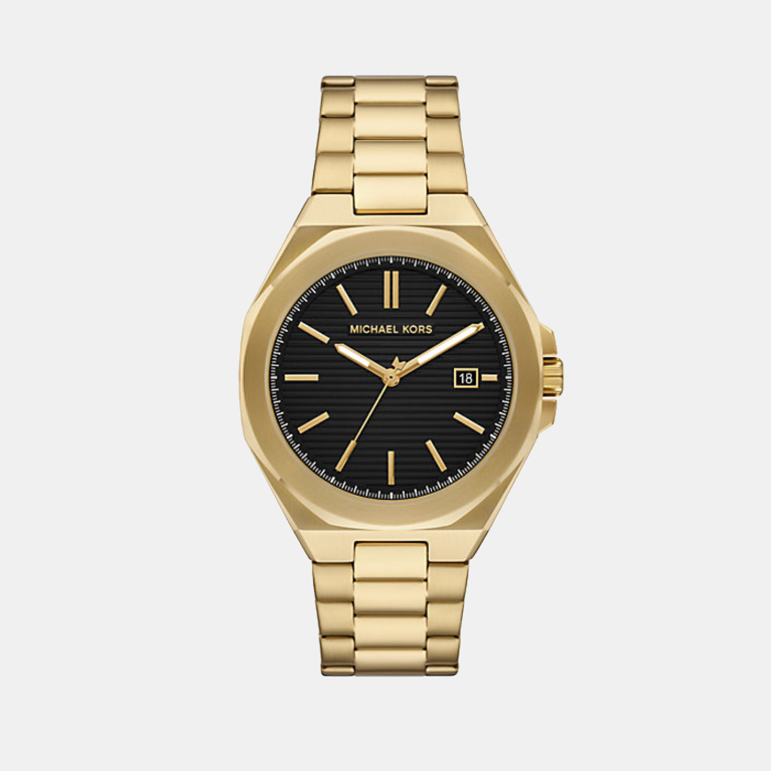 Callum Men Quartz Gold Dial Analog Stainless Steel Watch MKO1179