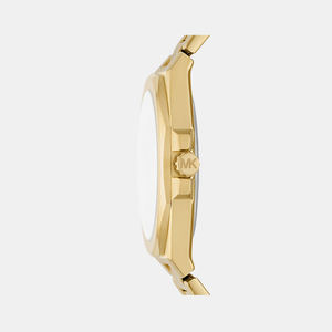 Callum Men Quartz Gold Dial Analog Stainless Steel Watch MKO1179