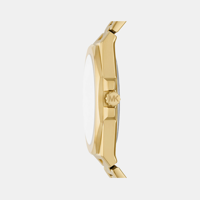 Callum Men Quartz Gold Dial Analog Stainless Steel Watch MKO1179