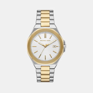 Callum Men Quartz White Dial Analog Stainless Steel Watch MKO1181
