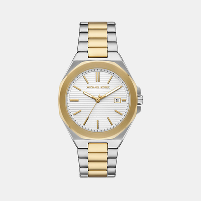 Callum Men Quartz White Dial Analog Stainless Steel Watch MKO1181