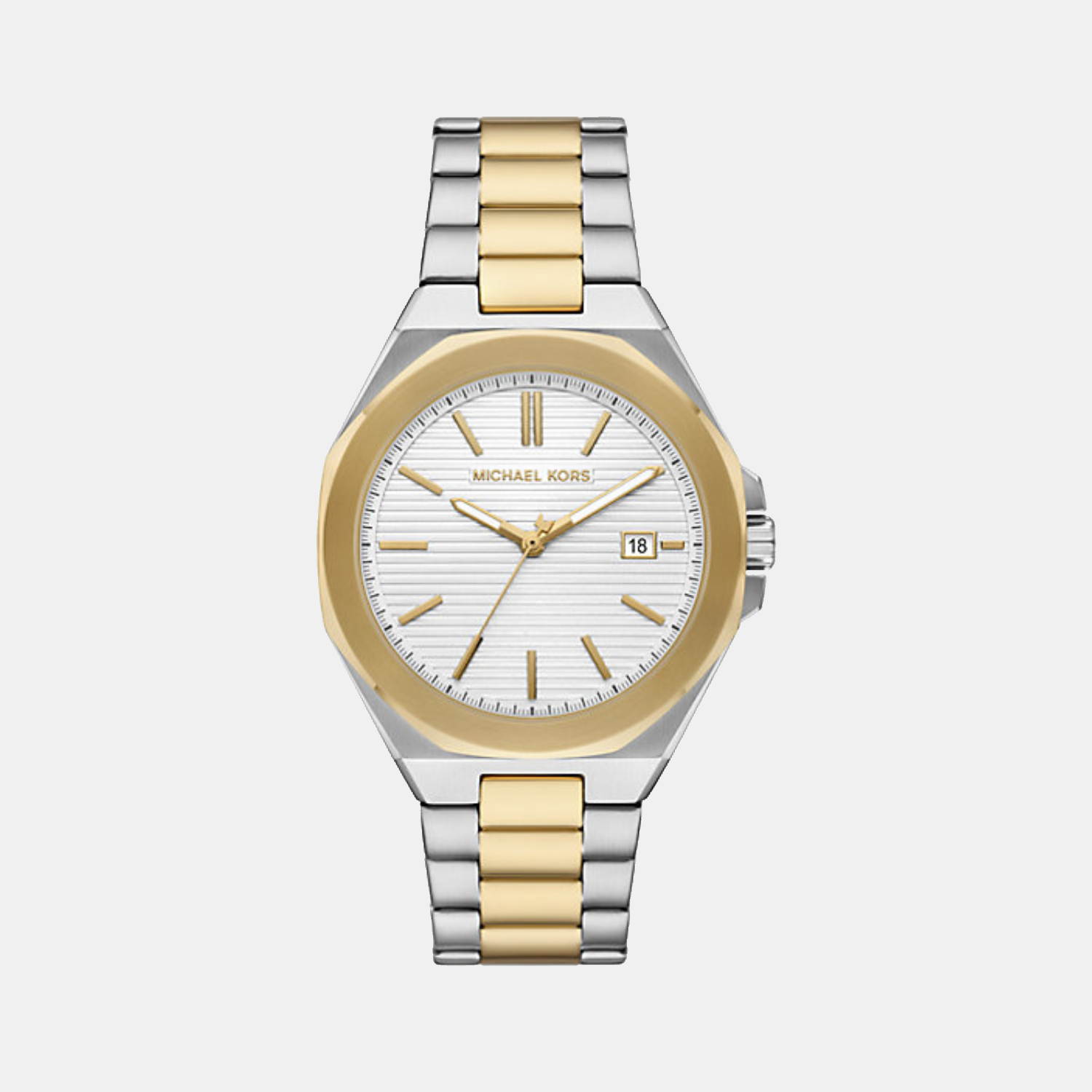 Callum Men Quartz White Dial Analog Stainless Steel Watch MKO1181