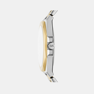 Callum Men Quartz White Dial Analog Stainless Steel Watch MKO1181