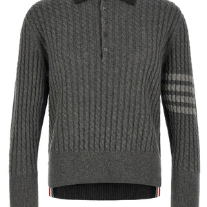 Thom Browne 2-in-1 Trompe Loeil Polo Shirt