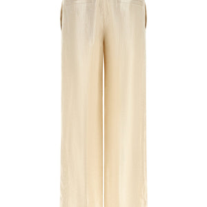 Brunello Cucinelli Lamé Linen Pants