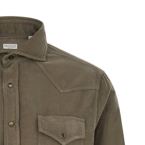 Brunello Cucinelli Corduroy Shirt