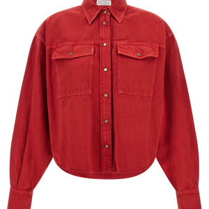 Brunello Cucinelli Cotton And Linen Shirt