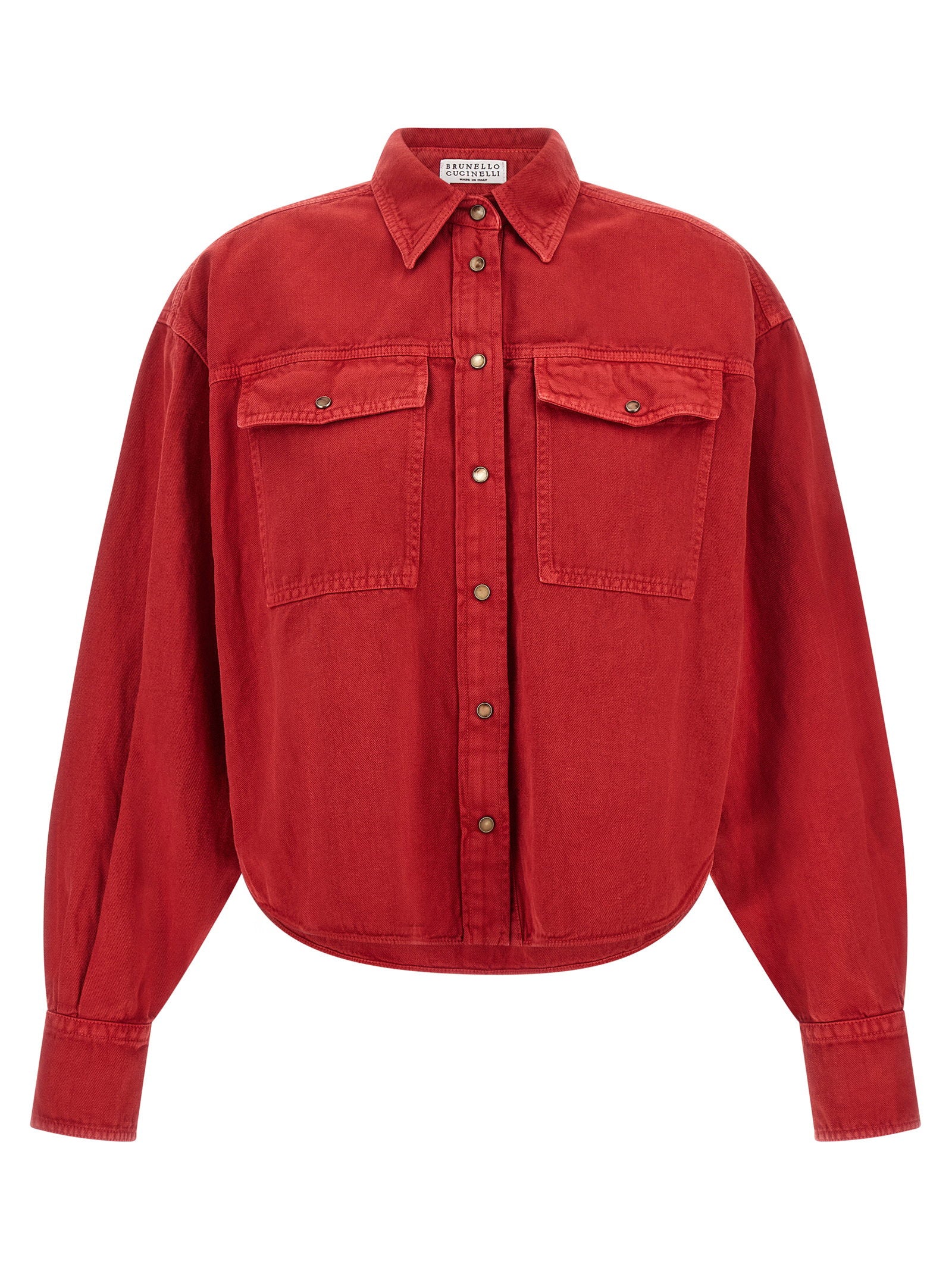 Brunello Cucinelli Cotton And Linen Shirt