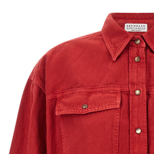 Brunello Cucinelli Cotton And Linen Shirt