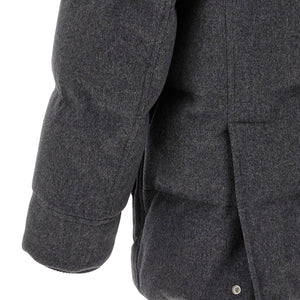 Brunello Cucinelli Membrane Wool Flannel Parka