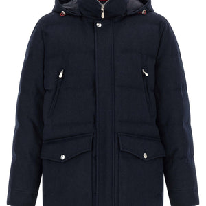 Brunello Cucinelli Wool Flannel Parka