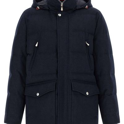 Brunello Cucinelli Wool Flannel Parka