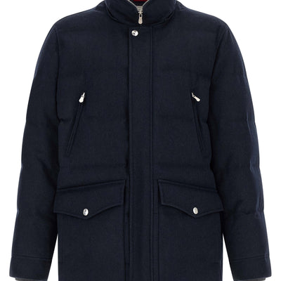 Brunello Cucinelli Wool Flannel Parka