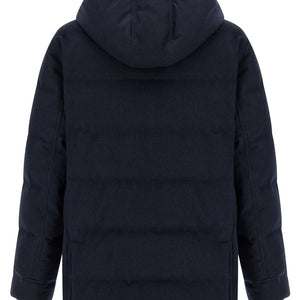 Brunello Cucinelli Wool Flannel Parka