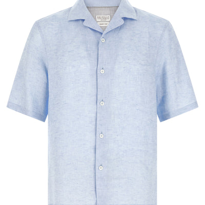 Brunello Cucinelli Camp Collar Shirt