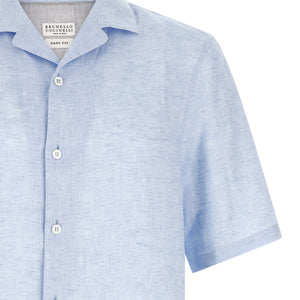 Brunello Cucinelli Camp Collar Shirt