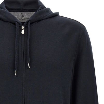 Brunello Cucinelli Cashmere And Silk Hoodie