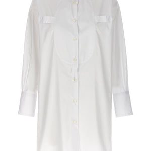 Alberto Biani Long Plastron Tuxedo Shirt