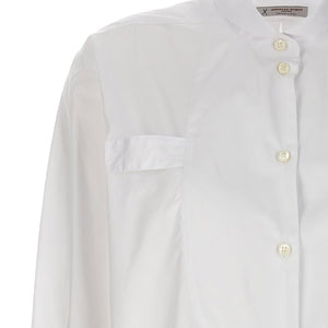 Alberto Biani Long Plastron Tuxedo Shirt