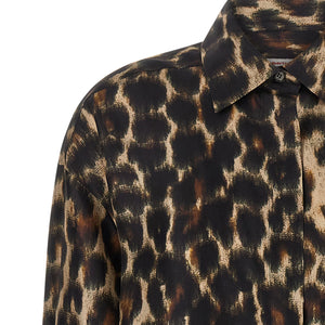 Alberto Biani Jaguar Print Shirt